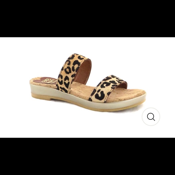 Double strap leopard sandals - Picture 2 of 2